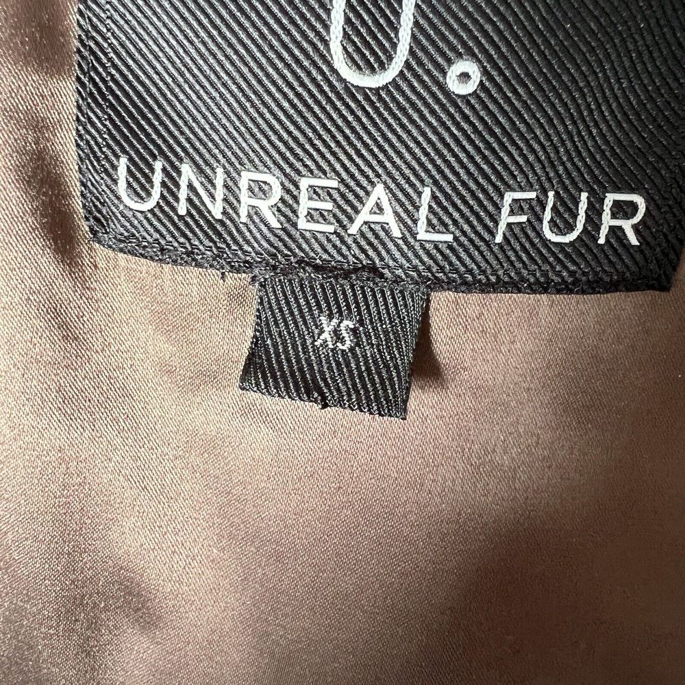 Unreal Fur Python Puffer Vest Snakeprint Pink Taupe Quilted Hooded XS NEW - Picture 10 of 13